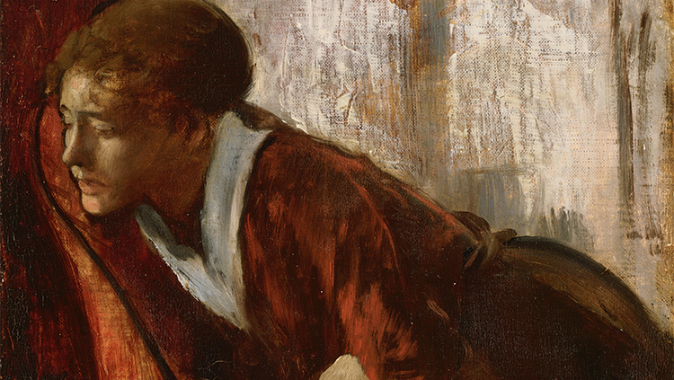 Edgar Degas’ painting, Melancholy