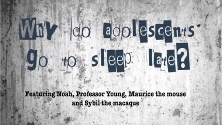 why do adolescents go to sleep late?