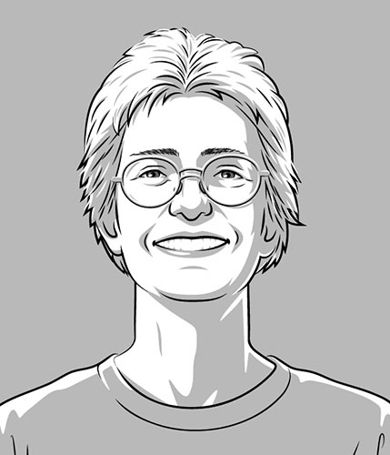 Drawing of Susan Perry