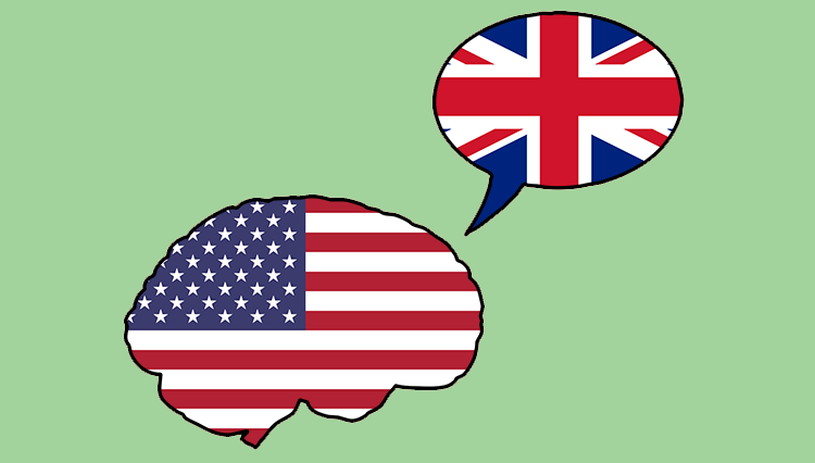 american flag and british flag